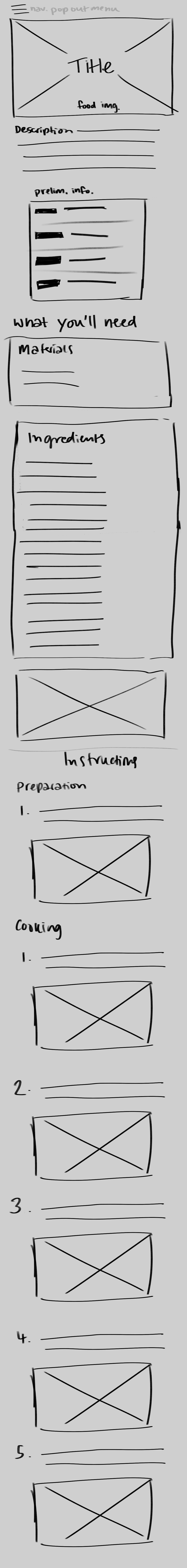 mobile lofi wireframe